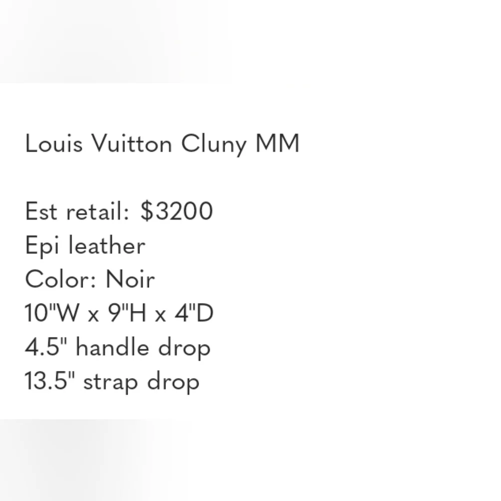 Louis Vuitton Cluny MM EPI - Picture 16 of 16